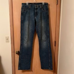 Wrangler Men’s Straight Leg Jeans Size 33x38